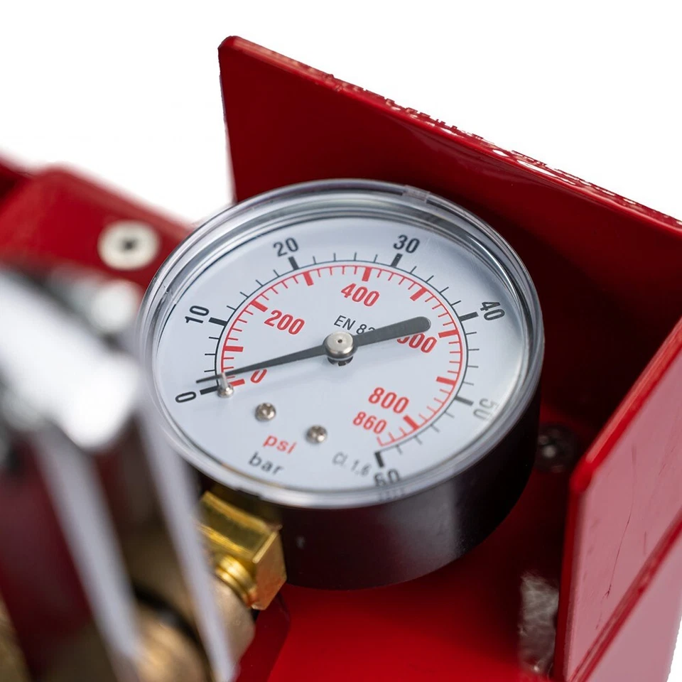 PERFECT Prüfpumpe Abdrückpumpe Druckprüfpumpe Füllpumpe 12L 50 bar Befüllpumpe - Bild 4 von 4