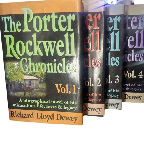 The Porter Rockwell Chronicles Volume 1-4 di Richard Lloyd Dewey (copertina rigida) - Foto 1 di 14