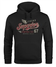 Hoodie Herren Vintage Retro Motiv Schriftzug ...