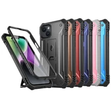 Case For Apple iPhone 14 Plus Built-in-Screen Shockproof Dual Layer Phone Cover