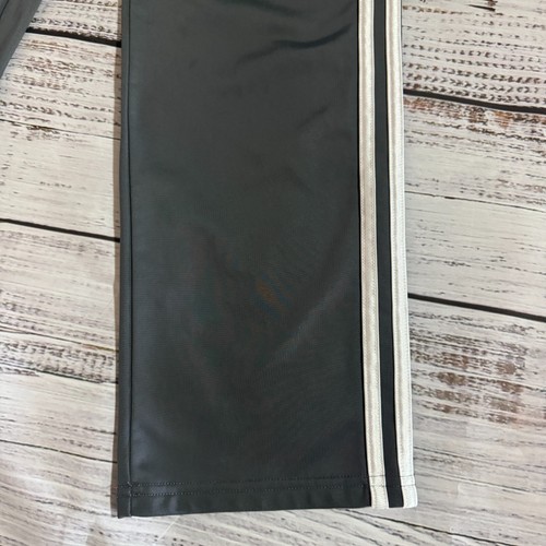 Adidas Track Pants Jogger Tapered 3 Stripes Gray Youth Boys Size 14/16 Large - Picture 4 of 11