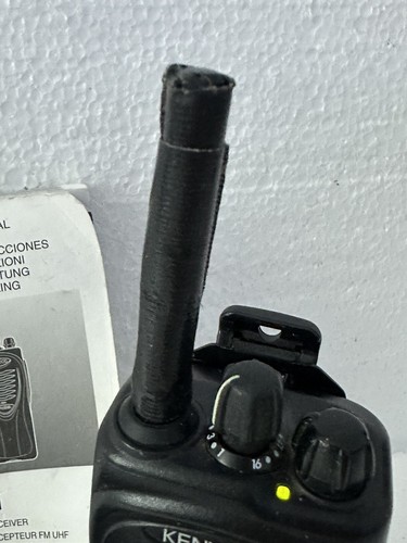 Kenwood TK3201 2Way Radio UHF FM TRANSCEIVER 2x Akku BDA. - Zdjęcie 3 z 10