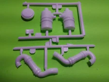 Mack R685ST 1/25 air cleaner fliter tubes big Rig Semi truck model car part lot