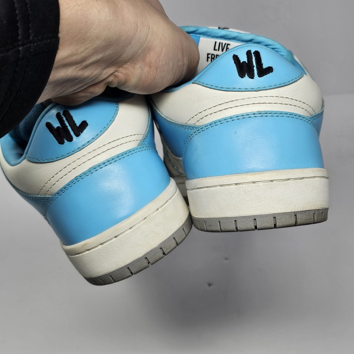 Warren Lotas Reaper Dunk Electric Blue Brand Sneakers Warren Lotas Warren Lotas Reaper Electric Blue Most Hated  main image 2