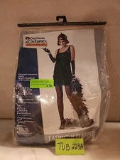 California Costume Fashion Flapper Costume Adult Size M (DRESS ONLY)