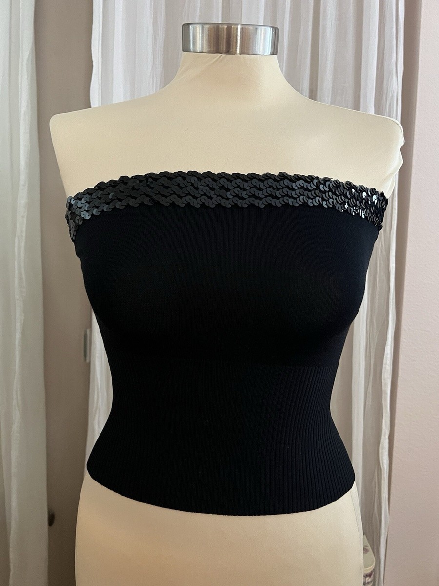 bebeページ（合計3点） Bebe Vintage Tube Top XS Black with Sequin Trim | eBay