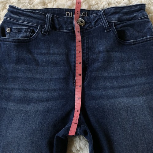 Pantalones de mezclilla ajustados de tiro alto DL1961 Farrow Instaslim azules talla 28 híbridos DLX para mujer - Imagen 4 de 12