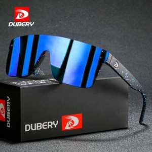 DUBERY Lunettes de soleil de sport polarisé carré Hommes Femmes Pêche Lunettes de conduite UV400