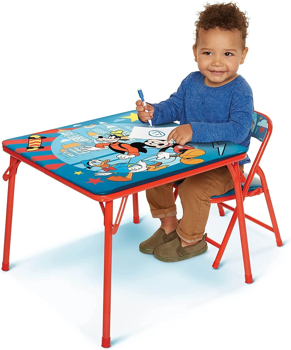 Mickey mouse childrens table and chairs sales