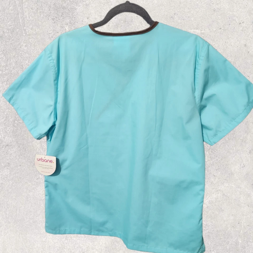 Camisa Médica Urbane Ultimate 9577 Sophie Crossover Túnica Mediana Verde Espuma de Mar Foto 2 de 4