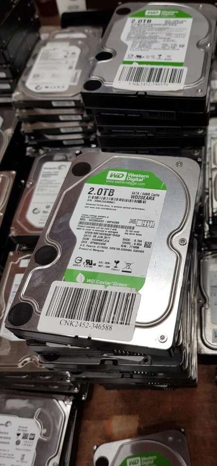 Western Digital WD20EAXS 2TB Internal 5400 RPM 3.5" SATA HDD CCTV DVR iMAC PC - Image 2 of 2