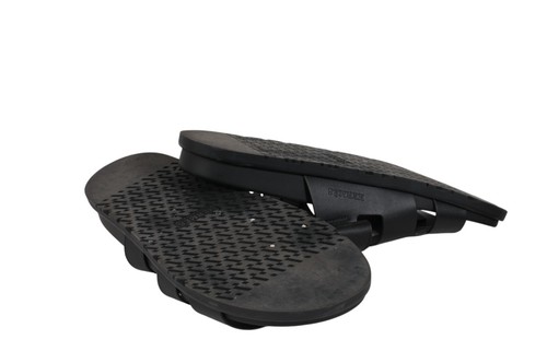 Sandalias Hermes Chipre Para Hombres Talla US 11.5 EU 44.5 Cuero Negro Slides H Logo - Imagen 11 de 14
