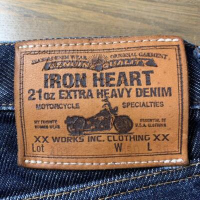 IRON HEART 21oz EXTRA HEAVY DENIM 461 W30 bootcut from Japan