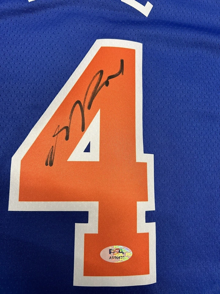 Derrick Rose New York Knicks Basketball Signed Autographed Jersey “PSA COA” - Image 3 of 4