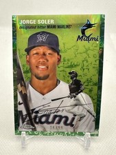 2023 Topps Chrome Platinum Jorge Soler #296 Toile Green/White Refractor /99