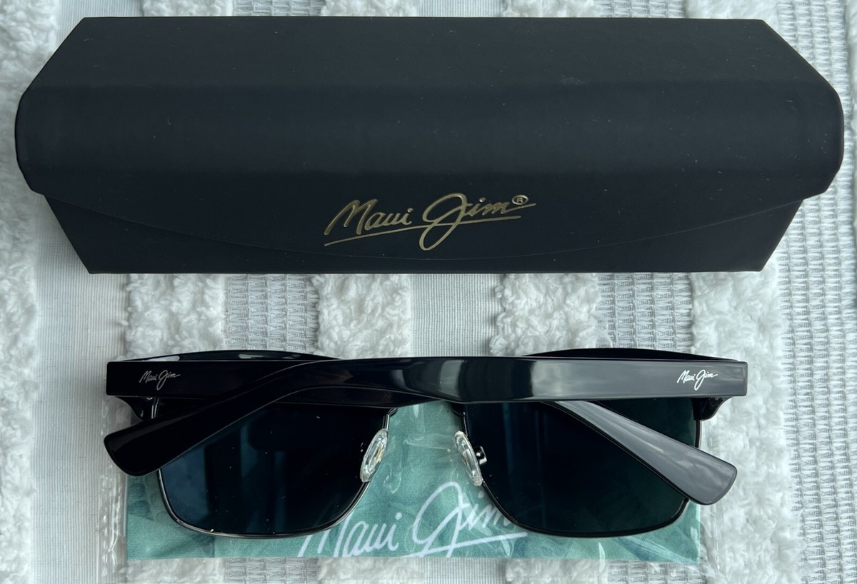 Maui Jim Kawika MJ 257 17C Black Frame + Grey Polarized Lens