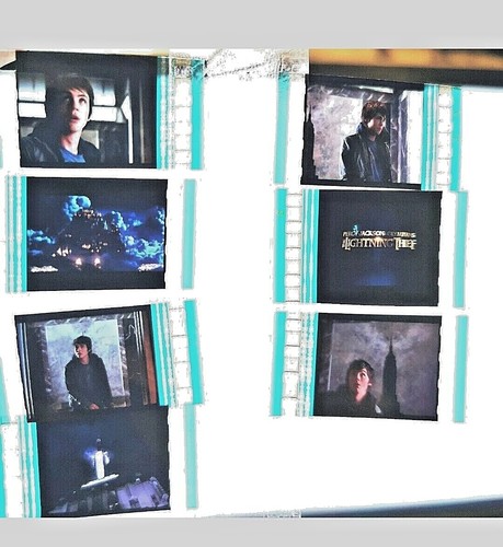 percy jackson and the lightning thief rare original 35mm set of 7 film cells