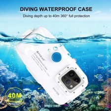Underwater Waterproof Diving case Housing Cover for iPhone 15 14 13 Max/12 Pro