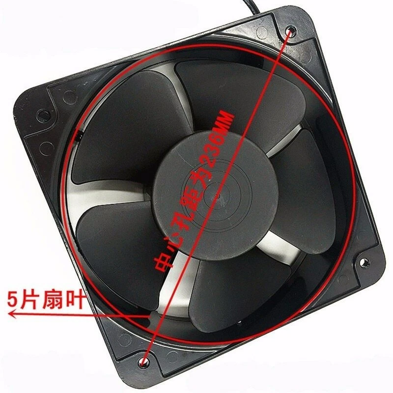 FP20060EX-S1-B 20CM 200x200x60 MM 20060 AC 220V Double Ball Bearing Axial Fan - Image 3 of 3