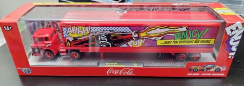 M2 MACHINES AUTO HAULERS Chase 1957 Ford C600 1970 Ford Mustang 428 SCJ Ch Coke - Picture 8 of 8