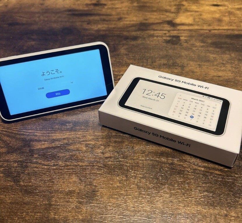 SAMSUNG Galaxy 5G Mobile Wifi SCR01 Sim Free Portable Router SAMSUNG Galaxy 5G Mobile Wifi SCR01 Sim Free Portable Router