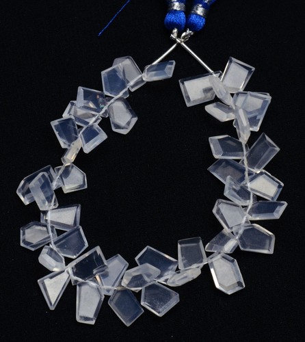 Himalaya Ice Quartz Faceted Slice Shape 