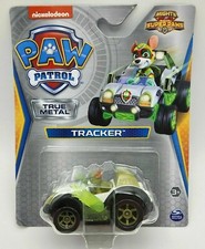 New Nickelodeon Paw Patrol Mighty Pups Super Paws Tracker True Metal Racer