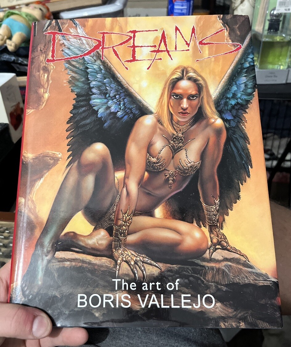 Dreams: The Art of Boris Vallejo HBDJ 1st/1st 1988 | eBay