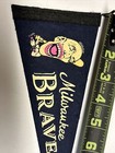1950’s  Milwaukee Braves Wisconsin Atlanta  Mini Pennant 4x9 — photo 3