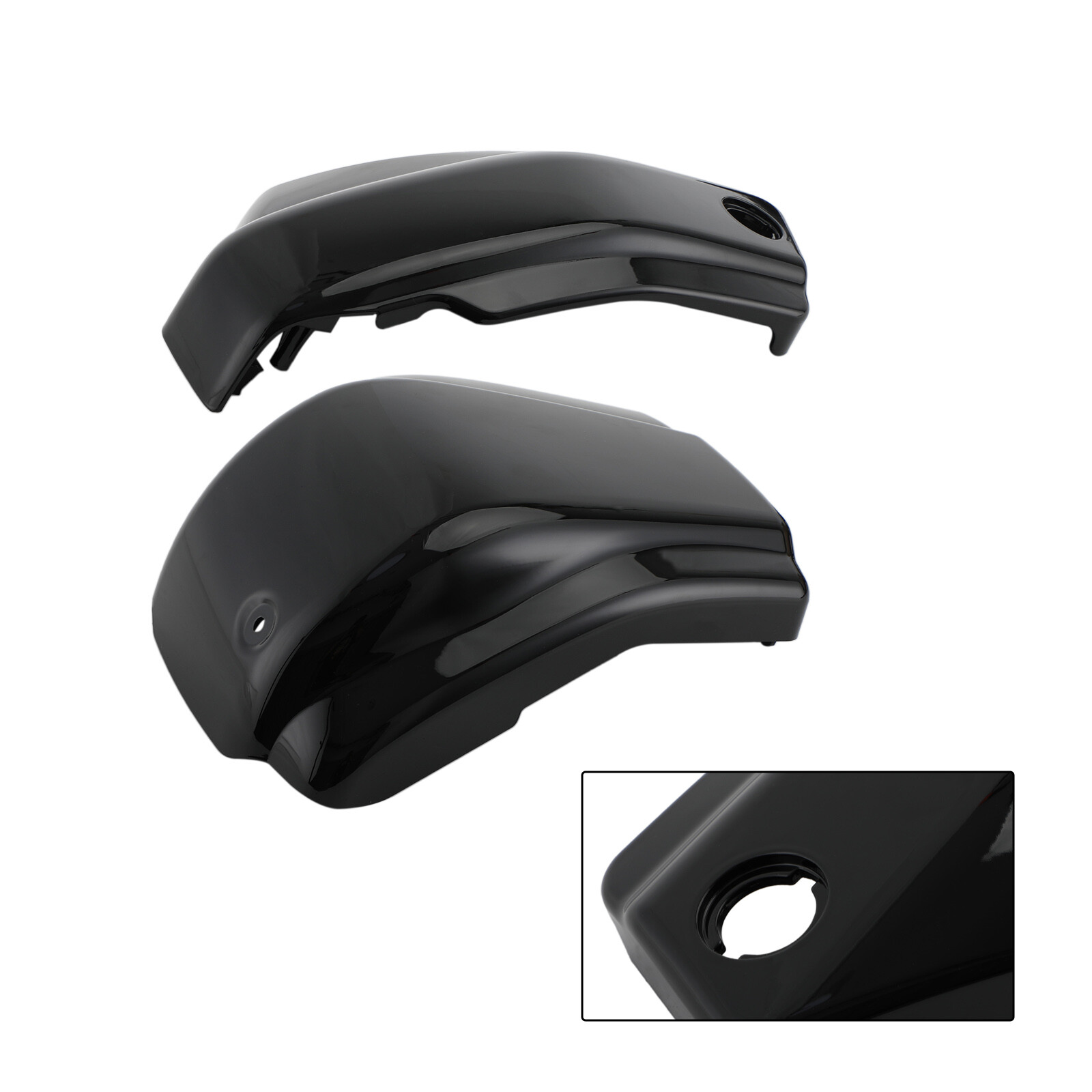 Battery Side Cover fit for Yamaha V-STAR 1100 XVS1100 Classic 1999-2011 BLK UE