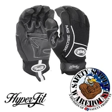 Hyper Fit Black Goat Skin Mechanics Glove MG350BK