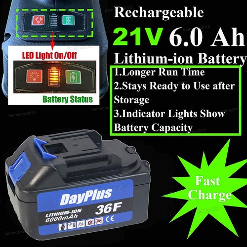 Dayplus Akku Schlagschrauber 21V 420Nm Elektrischer Drehschlagschrauber