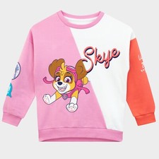 Girls Paw Patrol Sweatshirt | Kids Skye Jumper | Paw Patrol Jumper for Girls