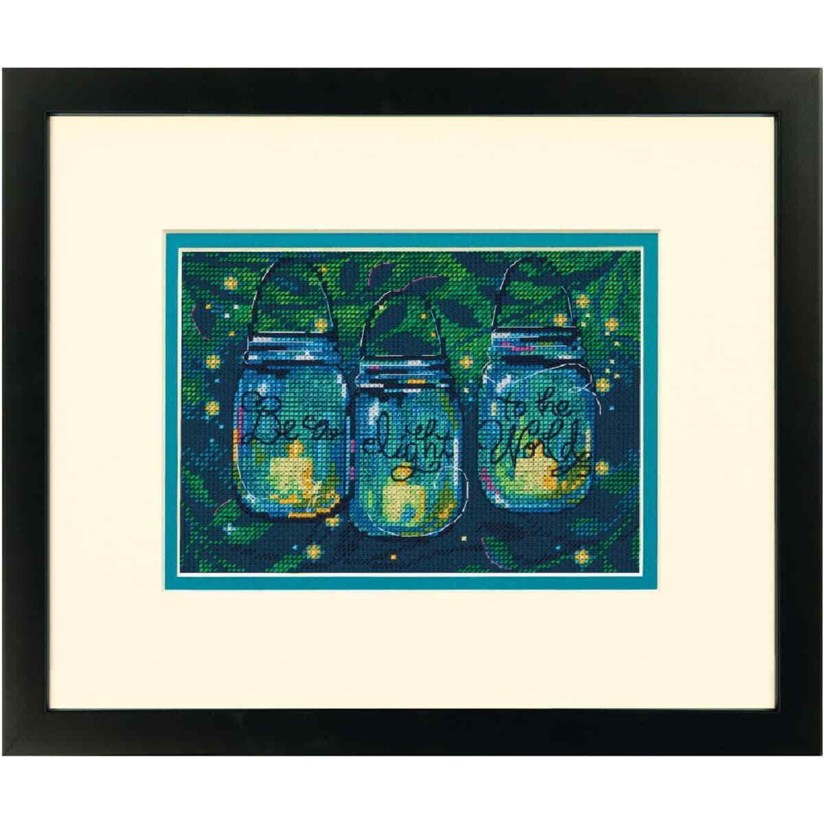 Dimensions counted cross stitch kit ""Be a Light"", 17,7x12,7cm, DIY