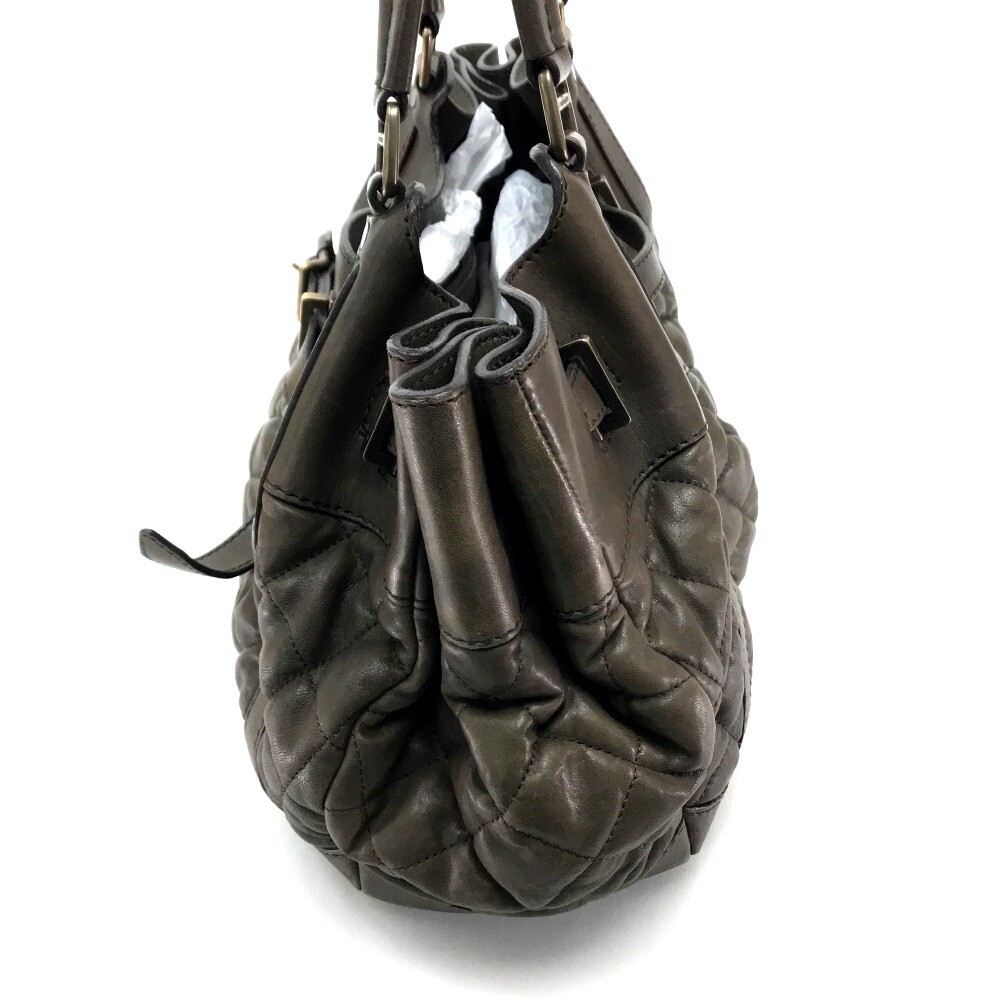 ショルダーバッグ・ポシェット Burberry Quilted Lamb Leather Shoulder Bag BURBERRY Quilted Leather Shoulder Bag Tote Bag Lamb Leather