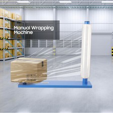 Manual Handle Stretch Film Wrapping Dispenser Packing Machine for Warehouse