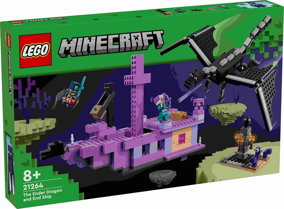 LEGO® Minecraft 21264 - Der Enderdrache und das Endschiff - NEU & OVP -