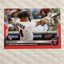 Jose Miranda - 2022 MLB TOPPS NOW Card 454 - Red Parallel 04/10 RC