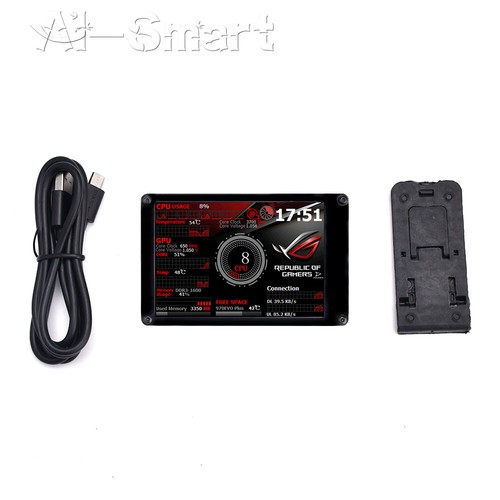 3.5 Inch IPS USB Secondary Display Screen AIDA64 Mini Monitor 360° For Pi ITX PC - 第 1/7 張圖片