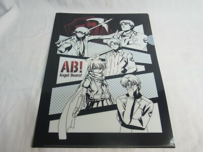 Key Angel Beats! Prize Clear Folder Mint