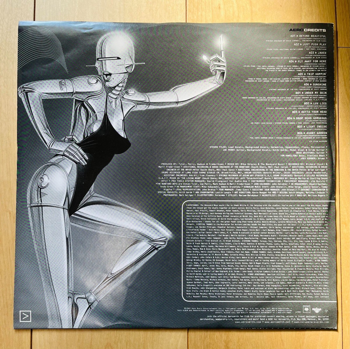 Aerosmith / Just Push Play 2001 US Original Vinyl LP Columbia