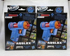 2 NERF Roblox Madcity Plasma Ray Blaster Pull-Down Priming 2 Darts