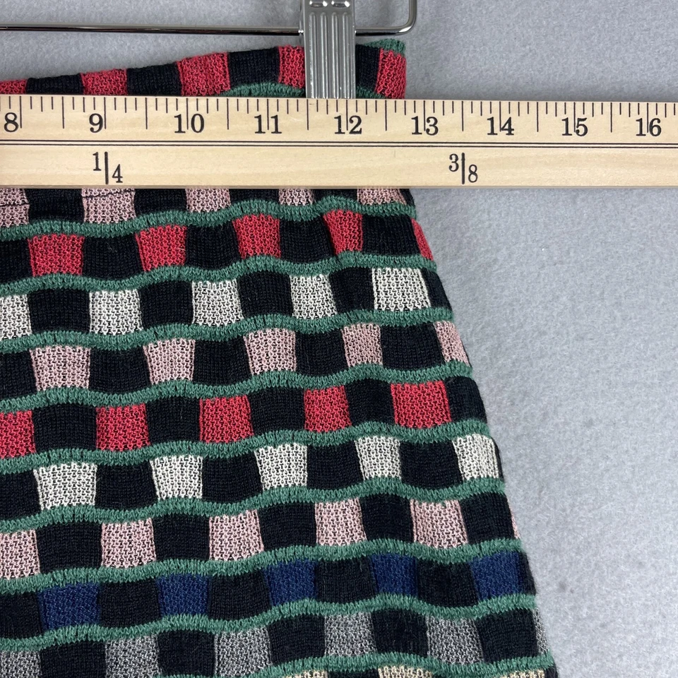 Женская юбка-карандаш Anthropologie Aldomartins Stevani XS вязаная эластичная вычурная ретро - Изображение 4 из 4