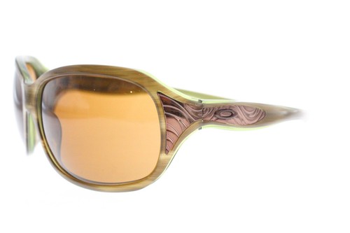 Oakley Embrace 05-845 Green Copper Wrap Sunglasses 60/16-120 mm - Picture 2 of 10