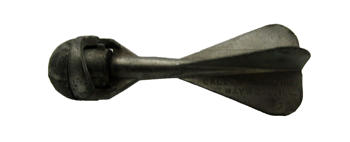 Callen Mfg. Melrose Park Illinois 1950's Metal Toy Cap Grenade