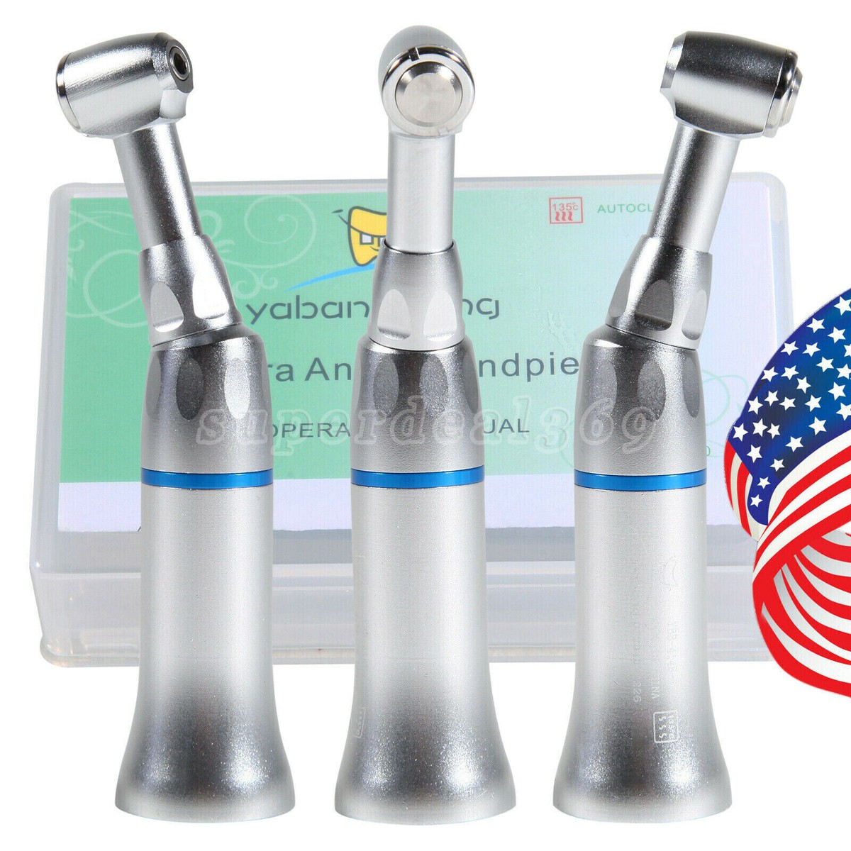 Dental Contrangolo Low Speed Handpiece Inner Water Spray 1:1 Push - Foto 9