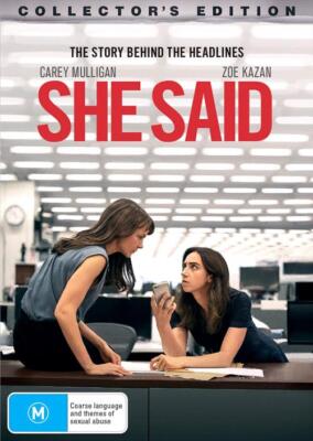 She Said Collectors Edition  brand new sealed dvd region 4 t476