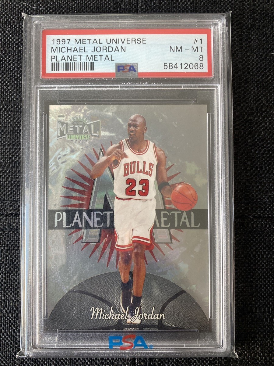 Michael Jordan 1997-98 Skybox Metal Universe #1 Planet Metal