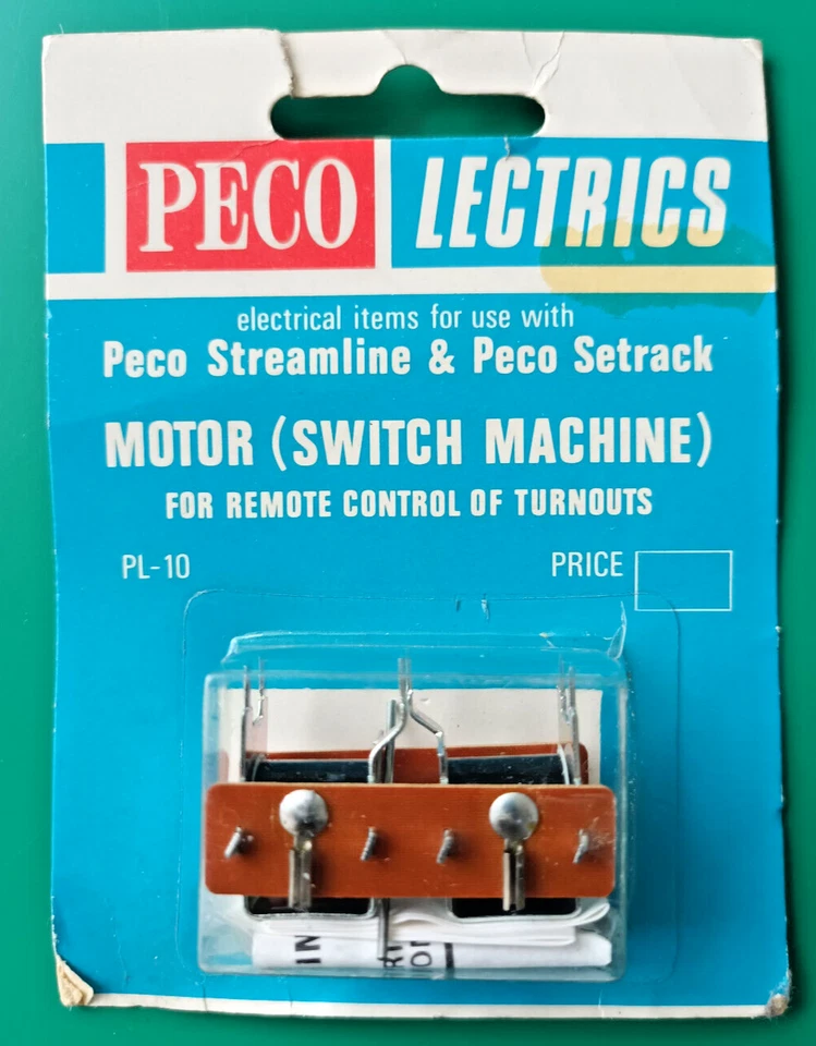 Peco lectrics PL-10 Motor H0/N Weichenantrieb Zubehör in OVP (E1)