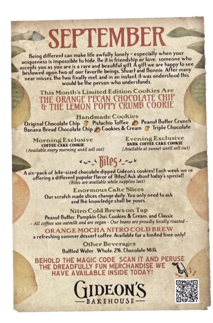 Gideon´s Bakehouse Print 11x14 Color STUART AND BONNIE signed